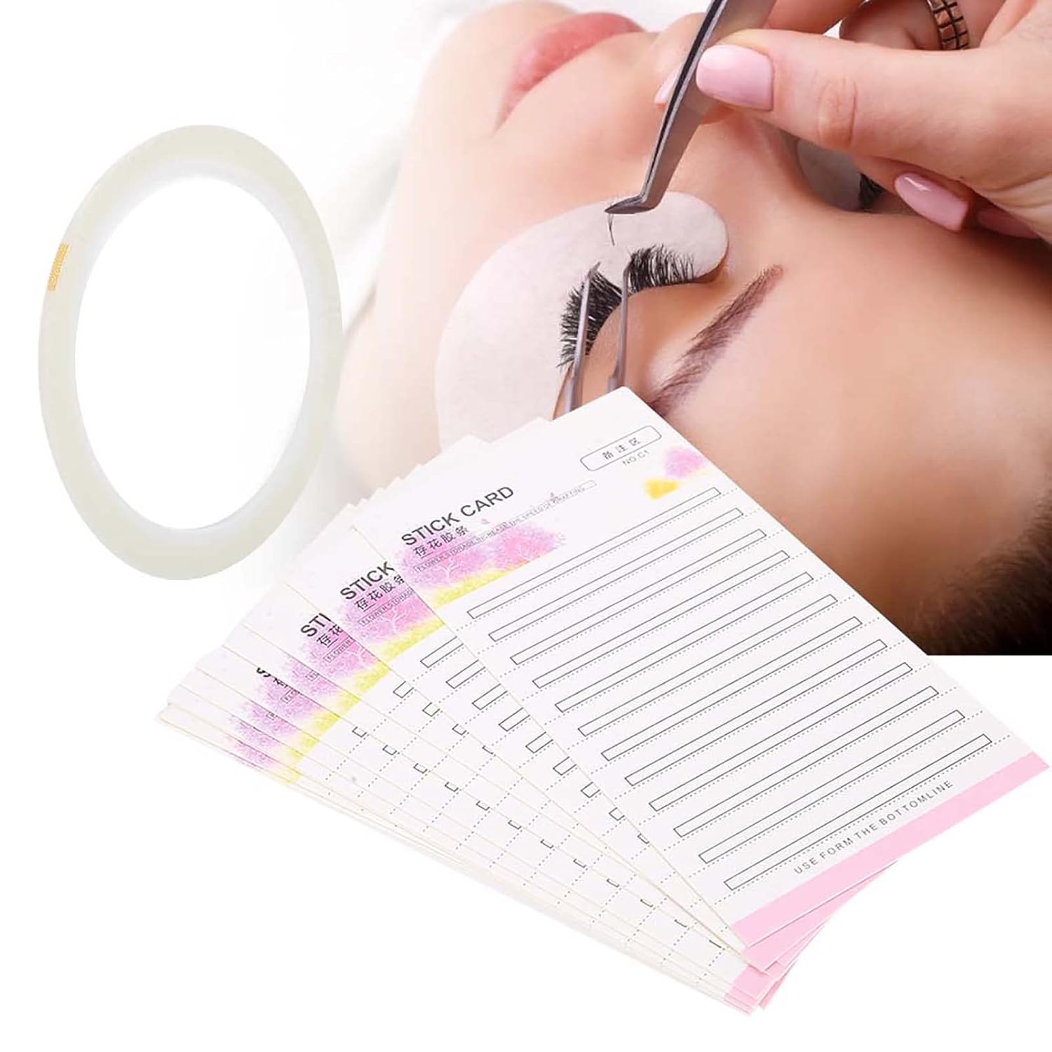 False Eyelash Fans Paper Card - Lash Extension Storage کا حتمی حل