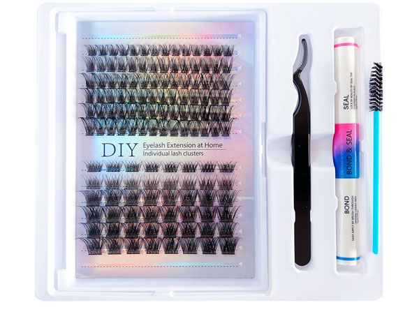 قدرتی نظر آنے والے DIY منک لیش ایکسٹینشنز کے لیے بہترین Pingdu Sparkling Eyelash® مصنوعات