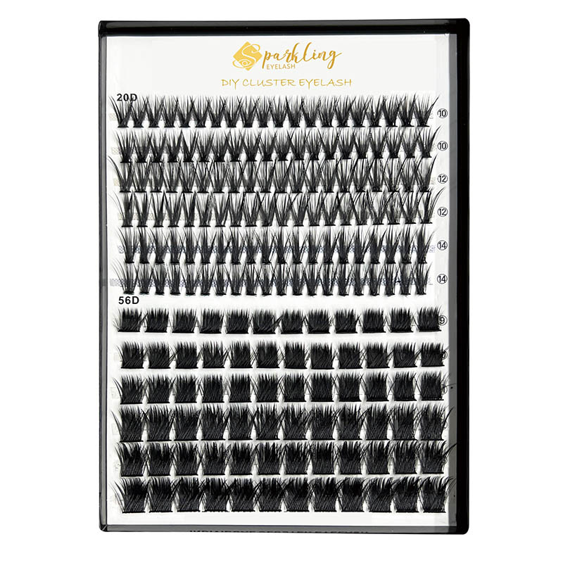 لیش بانڈ اور ریموور کے ساتھ 20D 56D DIY آئی لیش ایکسٹینشن کٹ