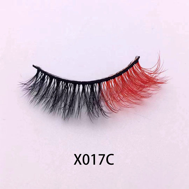 رنگین غلط منک نے 3D کرلنگ جعلی محرموں کو مارا