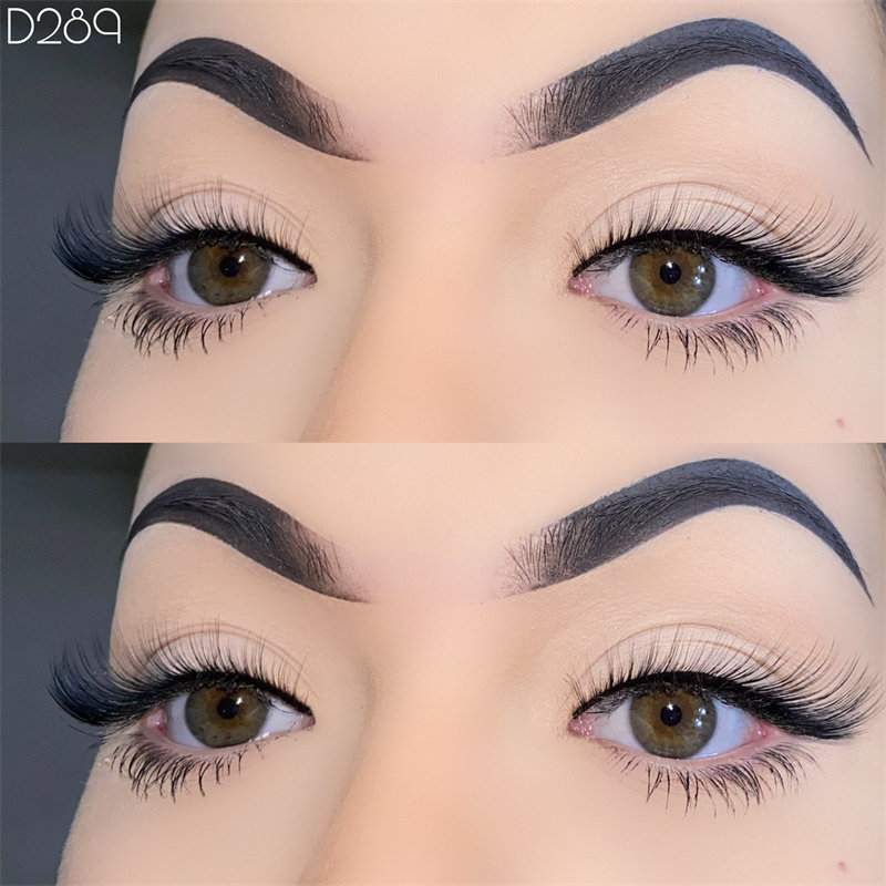 Fox Eye Lashes Wispy False Eyelashes Natural Look L Curl